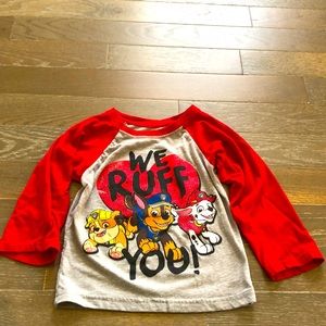 Paw Patrol Heart Tee 3T
